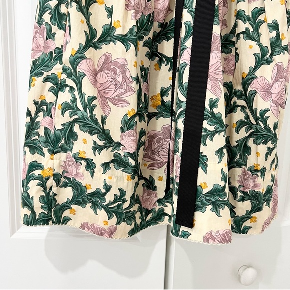 Agua by Agua Bendita Horizonte Puff Sleeve Babydoll Dress Peonia Aurora Floral - Picture 6 of 7